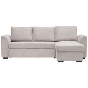 Xora ROHOVÁ SEDAČKA, textil, svetlosivá vyobraziť