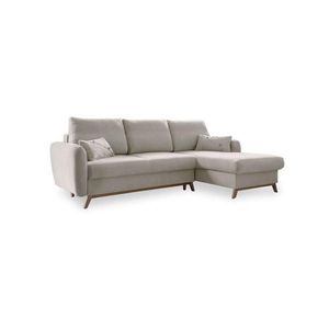 MID.YOU ROHOVÁ SEDAČKA, textil, béžová vyobraziť