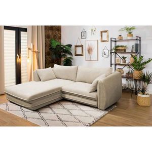 MID.YOU ROHOVÁ SEDAČKA, textil, béžová vyobraziť