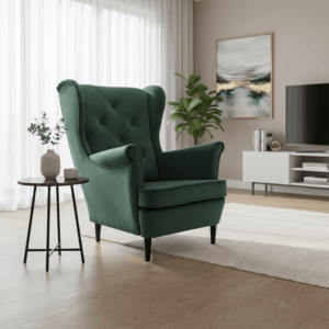 Signal Kreslo LADY VELVET | zelená vyobraziť