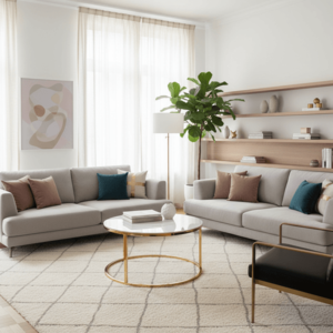 Signal Konferenčný stolík SABINE Farba: Biela vyobraziť