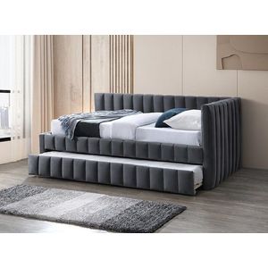 Signal Posteľ ALFIE VELVET | sivá 120 x 200 cm vyobraziť