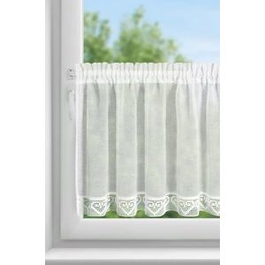 ArtFir Krátka záclona GABI P | krémová 150 x 60 cm vyobraziť