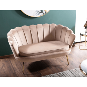 Signal Pohovka CAMELLIA 2 VELVET | béžová vyobraziť