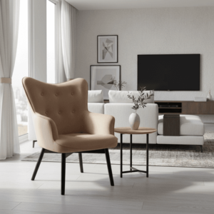 Signal Kreslo CARMEN VELVET | béžová vyobraziť