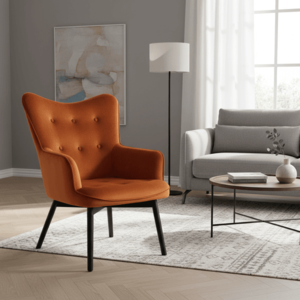 Signal Kreslo CARMEN VELVET | škoricová vyobraziť