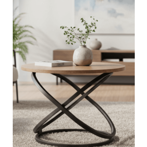 Signal Konferenčný stolík EOS D | dub / čierny mat vyobraziť