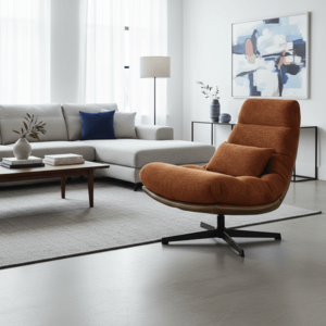 Signal Kreslo FELICIA RAVEN | škoricová vyobraziť