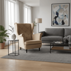 Signal Kreslo LADY VELVET | béžová vyobraziť