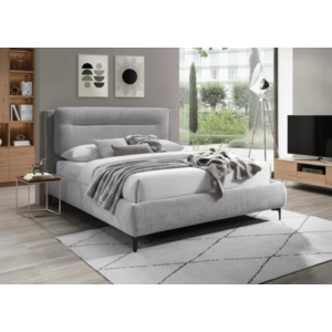 Signal Manželská posteľ NIKOZJA RAVEN 160 x 200 cm | svetlosivá vyobraziť