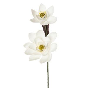 ArtFir Umelý kvet FLORE 714 | biela 20 x 84 cm vyobraziť