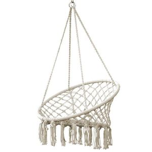 Chomik Záhradné závesné kreslo BOHO | béžová 80 x 60 x 120 cm vyobraziť