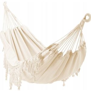 Chomik Záhradná závesná sieť BOHO | béžová 200 x 150 cm vyobraziť