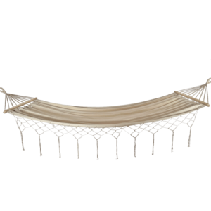 Chomik Záhradná závesná sieť BOHO | béžová 200 x 100 cm vyobraziť