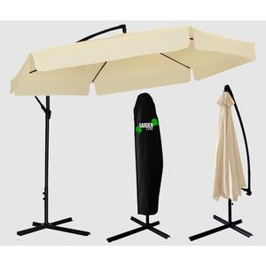 Chomik Záhradný slnečník BANANA | béžová 300 cm vyobraziť