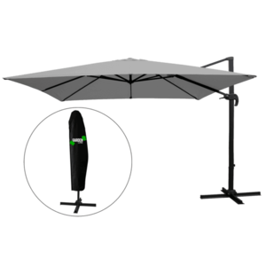 Chomik Záhradný slnečník MINI ROMA | sivá 250 cm vyobraziť