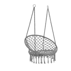 Chomik Záhradné závesné kreslo BOHO | sivá 80 x 60 x 120 cm vyobraziť