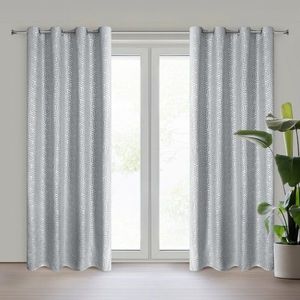 ArtFir Záves SEMI K | strieborná 140 x 250 cm vyobraziť