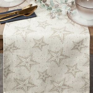 ArtFir Vianočný behúň WINTER | krémová/zlatá 40 x 140 cm vyobraziť