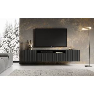 ArtAdrk TV stolík NOEMI závesný | čierna vyobraziť