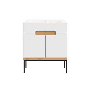 ArtDef Kúpeľňová skrinka s umývadlom BELLO D60 | kovové nohy 60 cm vyobraziť