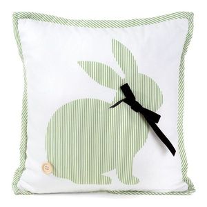 ArtFir Veľkonočná obliečka na vankúš EASTER 137 | biela/zelená 45 x 45 cm vyobraziť