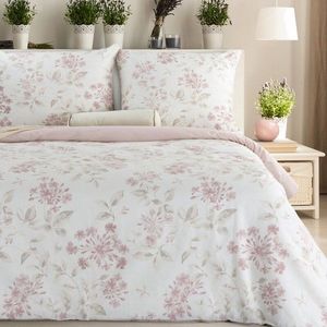 ArtFir Obliečky na jednolôžko LILA | púdrová ružová/béžová 140 x 200 cm vyobraziť