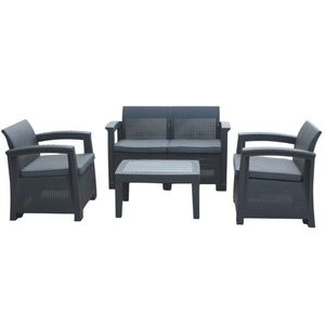 Chomik Záhradný set LORES | antracit vyobraziť