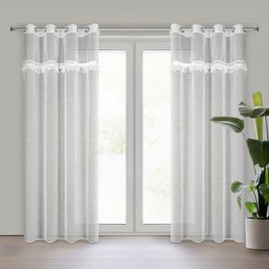 ArtFir Záclona KIARA K | biela 140 x 250 cm vyobraziť