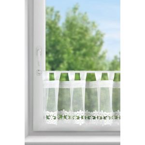 ArtFir Krátka záclona KAJA PU | biela 150 x 40 cm vyobraziť