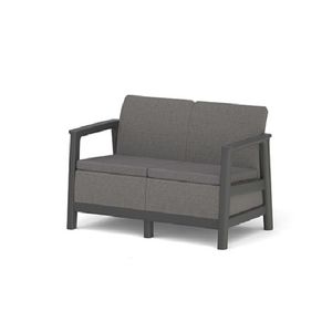 KETER Pohovka SCANDI LINDI 2 | Mountain grey / grafit vyobraziť