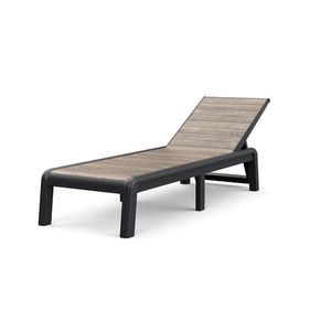 KETER Záhradné lehátko DEPORTO | ashwood / grafit vyobraziť