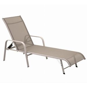 ArtJum Záhradné lehátko OM-358119 | béžová vyobraziť