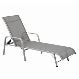 ArtJum Záhradné lehátko OM-358126 | sivá vyobraziť