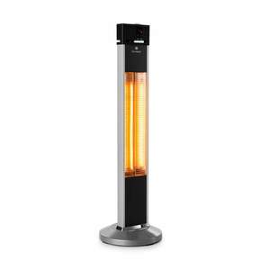 Blumfeldt Heat Guru, infračervený ohrievač, 2000 W, 3 stupne ohrevu, stojanový, diaľkové ovládanie, strieborný vyobraziť