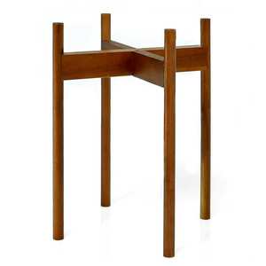 Fox & Fern Zeist, stojan na rastliny, 2 výšky, kombinovateľný, zásuvný dizajn, prírodný vyobraziť