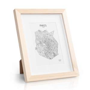 Casa Chic Edinburgh, rám na obrázky, obdĺžnikový, fotky 20 x 25 cm, pasparta, pravé drevo vyobraziť