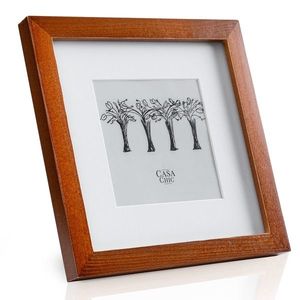 Casa Chic Bristol, rám na obrázky, sklo, 20 x 20 cm s paspartou, pravé drevo vyobraziť