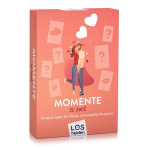 Spielehelden Momente zu zweit Kartová hra pre páry s veselými úlohami vyobraziť