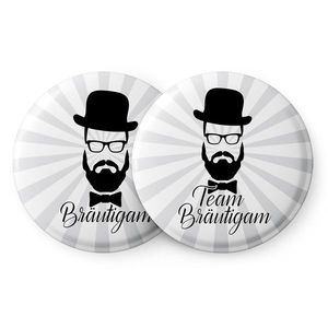 Spielehelden Odznaky s bradou Pánska rozlúčka so slobodou 12 odznakov 5, 6 cm Extra veľké Darček na pánsku rozlúčku so slobodou vyobraziť