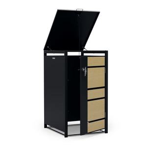 Blumfeldt BinSafe, box na odpadky, 1 odpadkový kôš, 240 l, uzamykateľný, pozinkovaná oceľ odolná voči poveternostným vplyvom vyobraziť