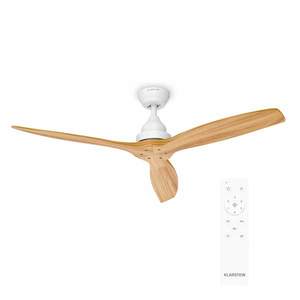 Klarstein Santa Elena stropný ventilátor | 132 cm | 35 W | 25 m² | Tichá prevádzka | Drevo vyobraziť