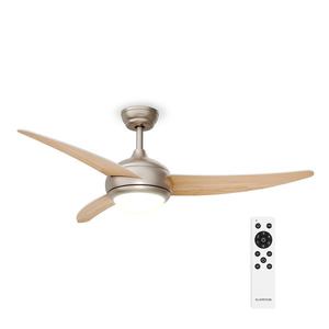 Klarstein El Paso stropný ventilátor so svetlom | 132 cm | 35 W | Tichá prevádzka | Drevo vyobraziť
