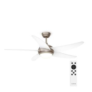 Klarstein Bolero stropný ventilátor s osvetlením | 132 cm | 35 W | Tichý chod | Drevo vyobraziť