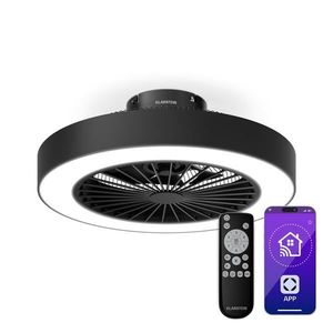 Klarstein ZenBreeze inteligentný stropný ventilátor so svetlom | 48 cm | 16 W | Tichý | LED | Akryl vyobraziť