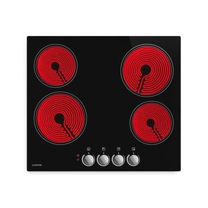 Klarstein EasyCook sklokeramická varná doska | 4 varné zóny | 6000 W | 11 úrovní výkonu | 60 cm vyobraziť