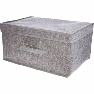 Skladací úložný box s odklopným vekom 44 x 33 × 22 cm, L vyobraziť