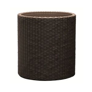 Keter kvetináč Cylinder L 39 l, hnedá vyobraziť