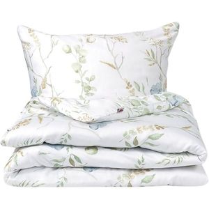 Matex Saténové obliečky Lúka s modrými kvetmi, 140 x 200 cm, 70 x 90 cm vyobraziť