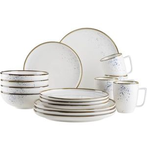 Mäser 16dielna sada riadu Pintar White modré bodky vyobraziť